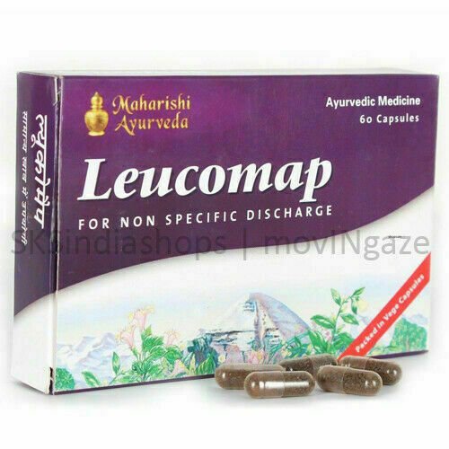 3x Maharishi Ayurveda Leucomap 60 Capsules | 3 Pack