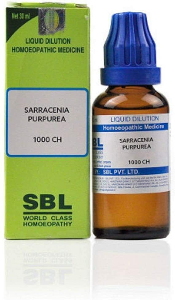3x SBL Homeopathic Sarracenia Purpurea Dilution 30ml (1000CH (1M)) | 3 Pack