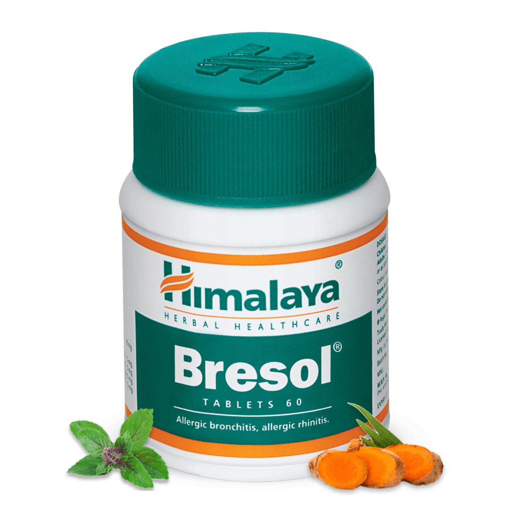 Himalaya Herbal Bresol 60 Tablets | 8 Pack