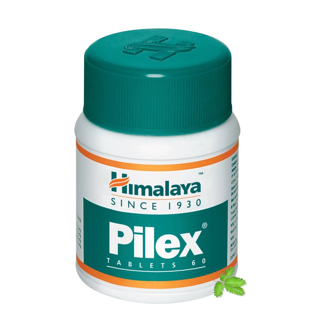 Himalaya Herbal Pilex 60 Tablets | 12 Pack