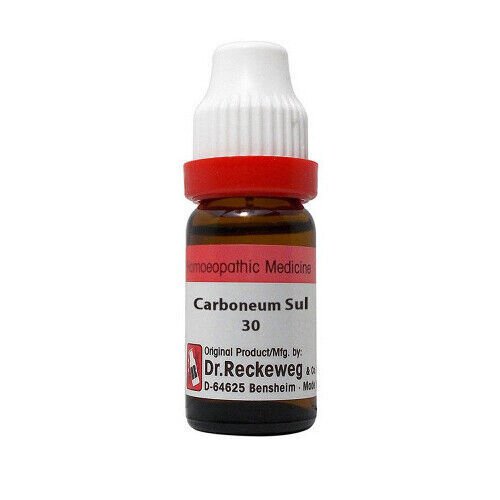 1x Dr Reckeweg Germany Carboneum Sulphuratum 200CH Dilution 11ml