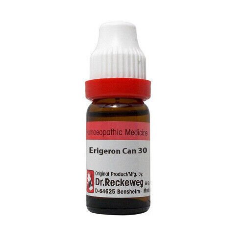 Dr Reckeweg Germany Erigeron Canadensis 30CH 200CH 1000CH (1M) Dilution 11ml