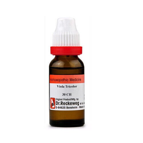 Dr Reckeweg Germany Viola Tricolor 30CH 200CH 1000CH (1M) Dilution 11ml