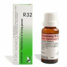 Dr Reckeweg Germany R32 Drops 22ml | 1,2,3,4,5,6,8,10,12,15,20 Pack