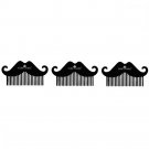 Park Daniel Mustache Beard Comb (1pcs, Pack of 3)