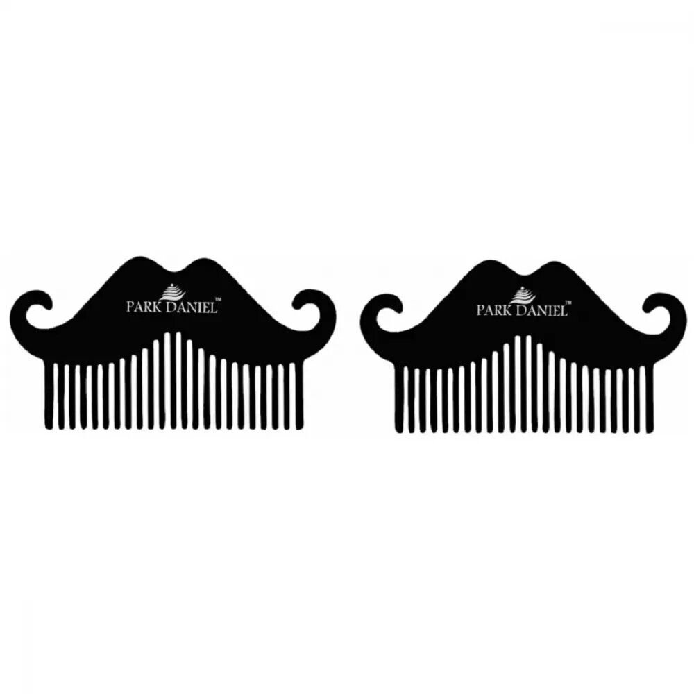Park Daniel Mustache Beard Comb (1pcs, Pack of 2)