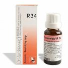 Dr Reckeweg Germany R34 Recalcifying Drops 22ml | 1,2,3,4,5,6,8,10,12,15,20 Pack