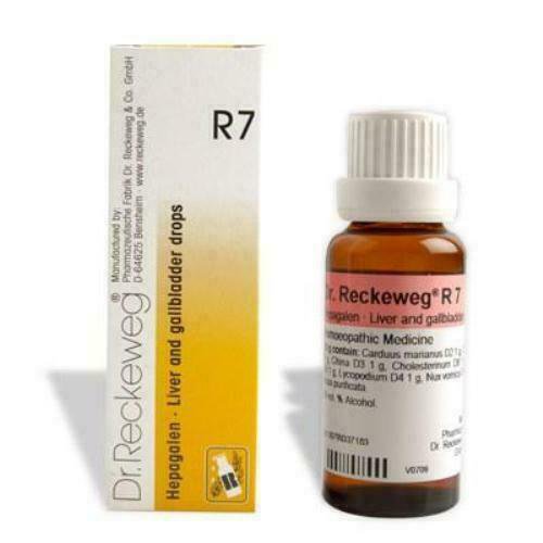 Dr Reckeweg Germany R7 Liver Drops 22ml | 1,2,3,4,5,6,8,10,12,15,20 Pack