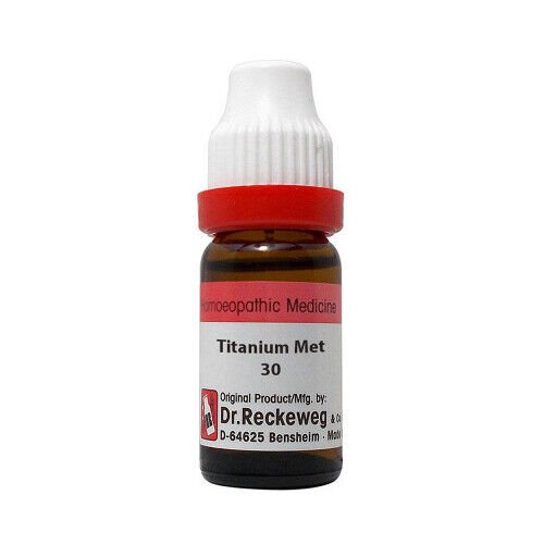 Dr. Reckeweg Titanium Dilutions 30CH 200CH 1000CH 10M CH 11ml