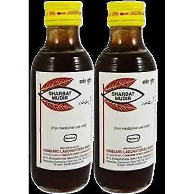 Hamdard Sharbat Mudir (200ml, Pack of 2)