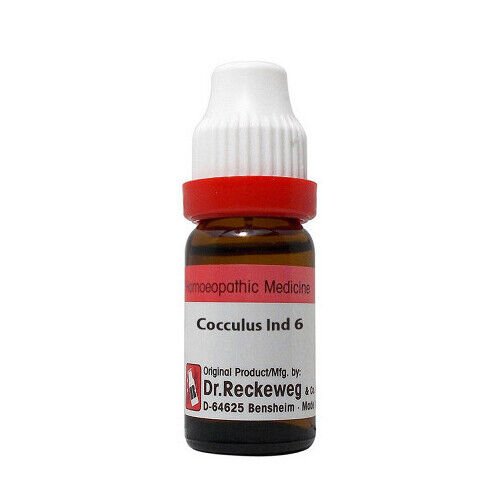 Dr Reckeweg Cocculus Indicus 6CH 30CH 200CH 1000CH 10M CH CMCH Dilutions 11ml