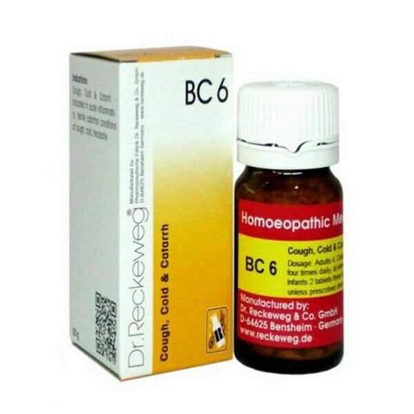 Dr Reckeweg Germany BC 6 (Bio-Combination 6) Tablets 20gm | Multi Pack