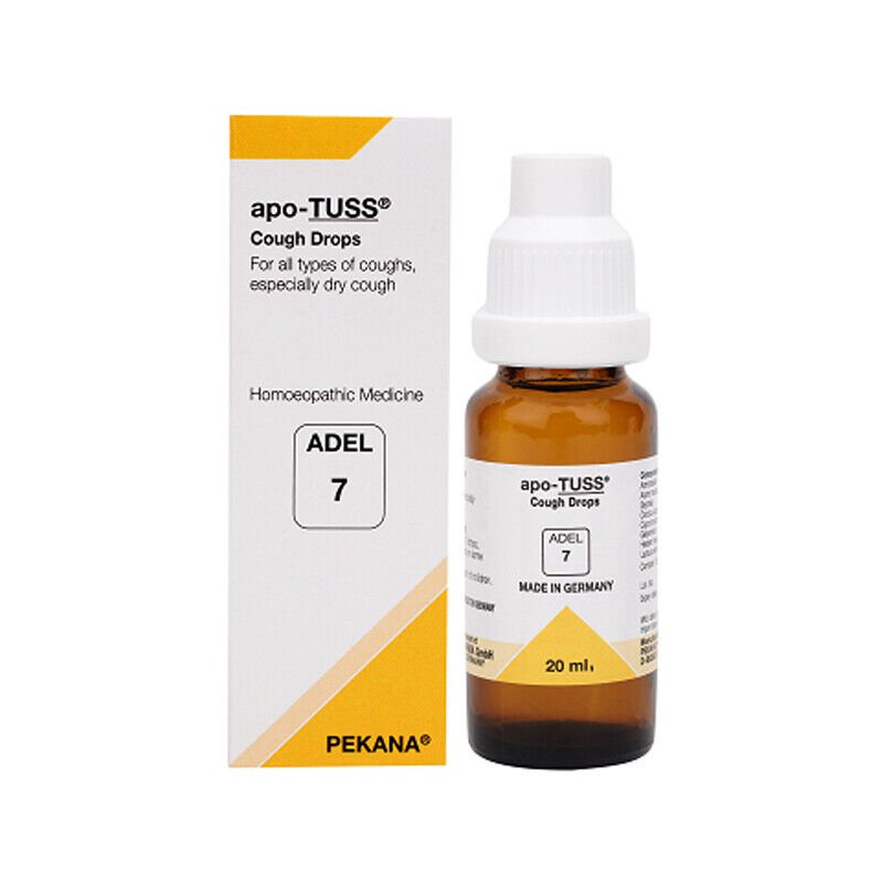 Adel Germany Adel 7 apo-TUSS Homeopathic Drops 20ml | Multi Pack