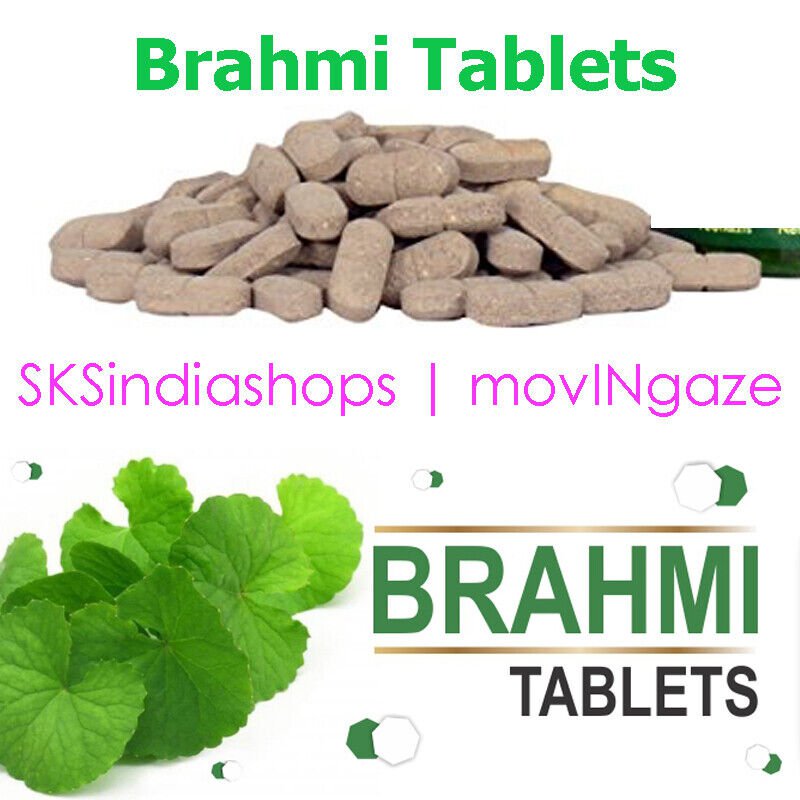 Brahmi 60 Tablets From Top Indian Herbal Brands | Pure Herbs | Multi Pack Offer