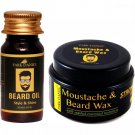 Park Daniel Beard Oil And + Beard Wax (Oil 35ml + Wax 50g) (1Pack)