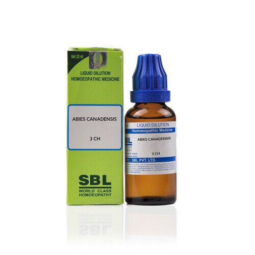 SBL Homeopathy Abies Canadensis 3CH 6CH 12CH 30CH 200CH 1000CH Dilutions 30ml