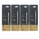 Parker Quink Flow Ball Point Pen Refill Blue Black Ink Fine Medium Point NEW