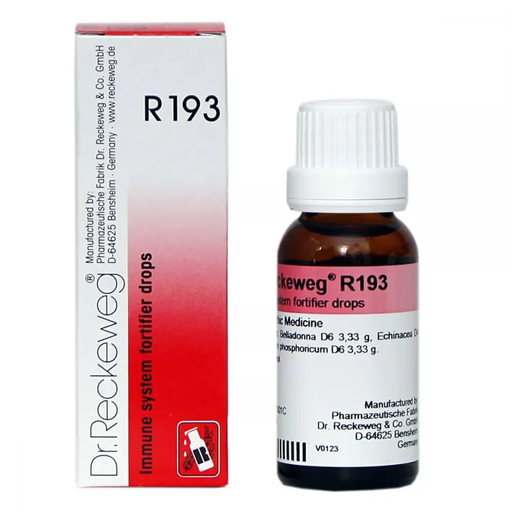 Dr Reckeweg R193 Immune Fortifier Drops Drops 22ml