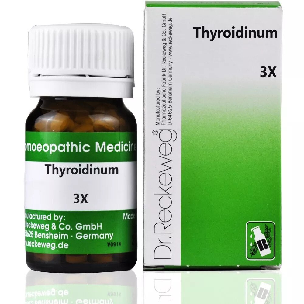 Dr Reckeweg Thyroidinum 3X Trituration Tablets 20gm
