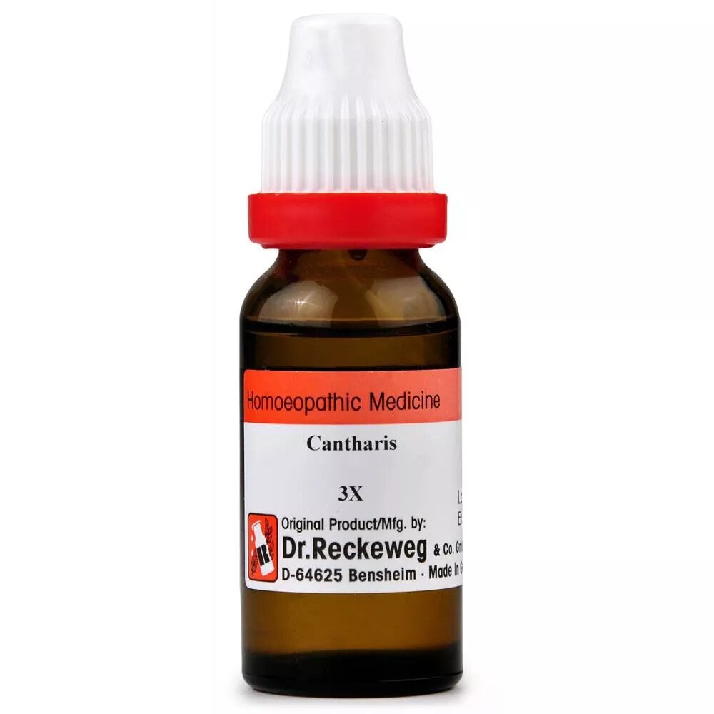 Dr Reckeweg Cantharis 3X Dilution 11ml