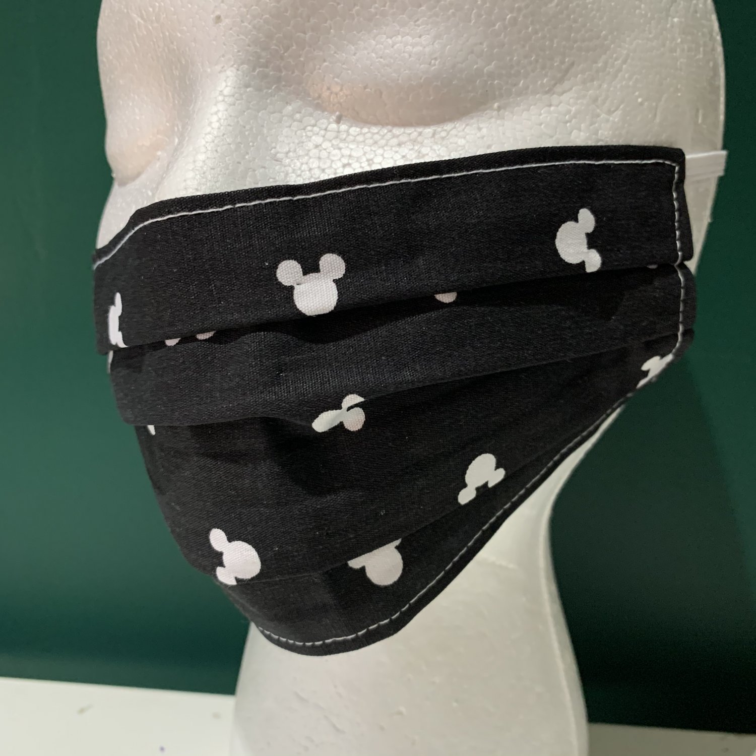 Mickey Mouse Black/White - Cotton Face Mask