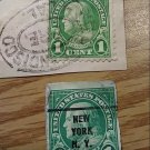1923 green Franklin stamps (2)