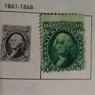 1861 George Washington 10 Cent Civil War stamp