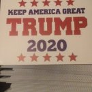 Trump 2020 Yard Sign! Extra Large and Double Sided with Stakes! 18x24