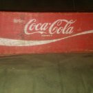 Vintage Wooden Coca Cola Crate / Box with reinforced metal corners