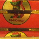 One of a Kind African Folk Art Hand Made Metal Lunch Box Dieg Bou Diar
