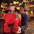 Red Rose flower bear