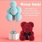 Red Rose flower bear