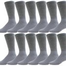Quality 6-12 Pairs Mens Diabetic Health Circulatory Crew Cotton Socks Size 9-13