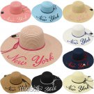 New York Wide Summer Hats With Ribbon 9 Colors Buy Big for a Big Summer!!