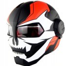 Motorcycle Helmet (Matte White Black)