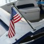 SeaLux Marine Boat 32" Flag Pole OEM Quality 1" stock with Welded Locking Stud