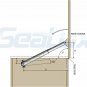 SeaLux Premium 316 SS Hatch Lid Stay, Support and Adjuster 10" to 18" (Large)