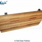 SeaLux Wall Mount 24" x 13" Folding Shower Teak Bench in Teak Board