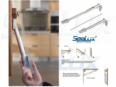 SeaLux Marine Telescopic Support Bracket for Boat, RV and Home