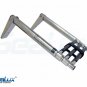 SeaLux 400 lbs capacity Over Mount 3-Step Folding Telescopic Boarding Ladder