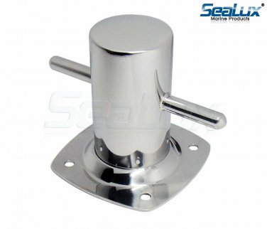 SeaLux 316 SS 4" Samson Post Cross Bollard Cleat/ Mooring Bit