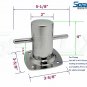 SeaLux 316 SS 4" Samson Post Cross Bollard Cleat/ Mooring Bit
