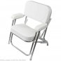 SeaLux™ Stainless Steel Folding Deck Chair for Boats and Docks