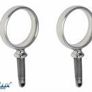 SeaLux 316 S.S. I.d. 2-1/4" Round Oarlock Heavy Duty 1/2"x 2" shaft (Pair)