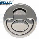SeaLux  316 Stainless Steel Round Spring Loaded Flush hatch latch Handle lift