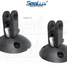 SeaLux Marine Black Plastic Quick Release Surface Mount Bimini Top hinge/fitting