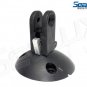 SeaLux Marine Black Plastic Quick Release Surface Mount Bimini Top hinge/fitting