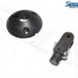 SeaLux Marine Black Plastic Quick Release Surface Mount Bimini Top hinge/fitting
