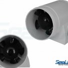 SeaLux Marine In-Line Bilge Turbo Blower 12 Volt-3 inch dia. hose