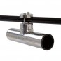 (2pcs) SeaLux Stainless Steel Clamp On Rail Mount Fishing Rod Holder 7/8" to 1"